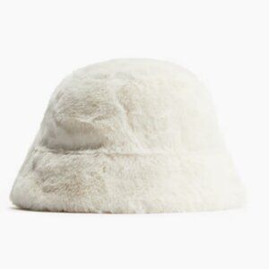 WHITE BUCKET HAT / NEW / SIZE: M